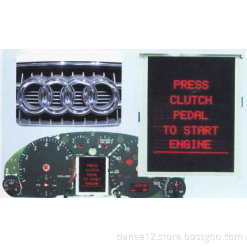VW-Audi Missing Pixel Repair Parts,Repair VV-Audi red display screen unclear and missing